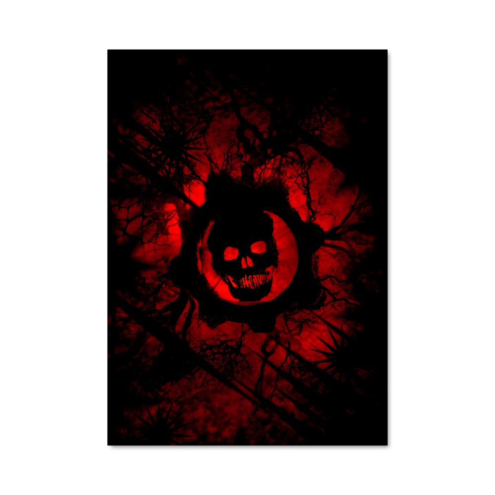 Poster Crâne de Sang
